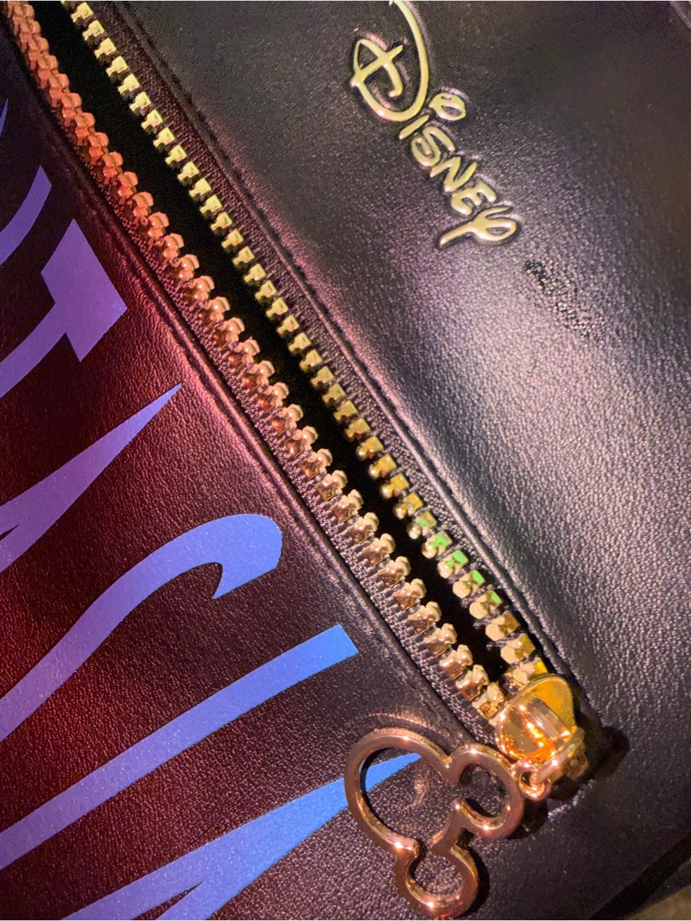 Disney Fantasia backpack and purse features an embroidered Sorcerer Mickey Mouse - Picture 4 of 12